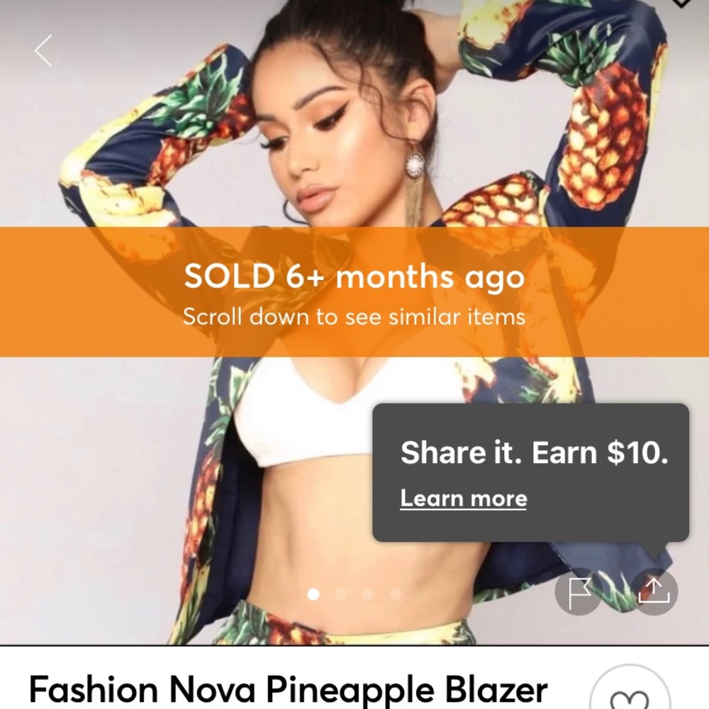 ISO Fashion Nova Pineapple Blazer